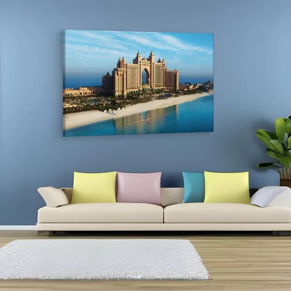 Multicolor_Schwerin_Castle,_Wooden_Framed_Canvas_Paintings_|_For_Home_Decor_|_Bedroom,_Living_Room,Wall_Decoration_|_Wall_Art_Painting,_Ct0320,_Size_16_X_24_In