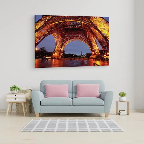 Multicolor_Eiffel_Tower,_Wooden_Framed_Canvas_Paintings_|_For_Home_Decor_|_Bedroom,_Living_Room,Wall_Decoration_|_Wall_Art_Painting,_Ct0323,_Size_16_X_24_In