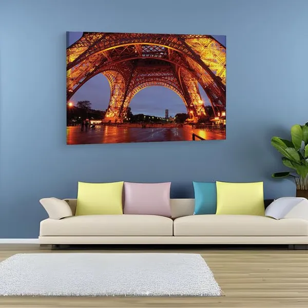 Multicolor_Eiffel_Tower,_Wooden_Framed_Canvas_Paintings_|_For_Home_Decor_|_Bedroom,_Living_Room,Wall_Decoration_|_Wall_Art_Painting,_Ct0323,_Size_16_X_24_In