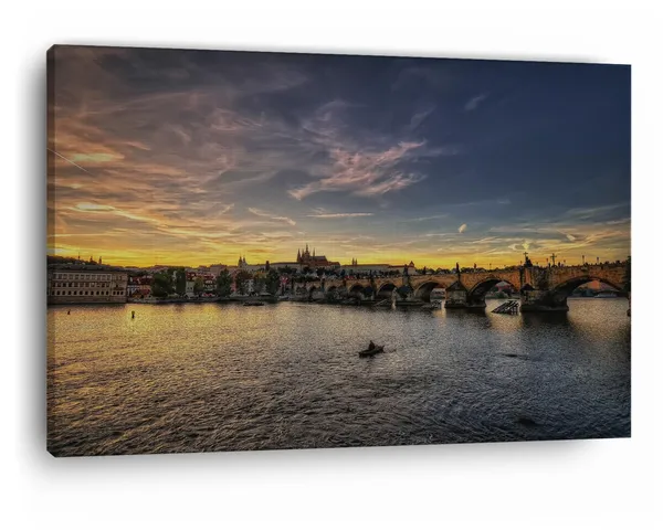 Multicolor_Charles_Bridge,_Wooden_Framed_Canvas_Paintings_|_For_Home_Decor_|_Bedroom,_Living_Room,Wall_Decoration_|_Wall_Art_Painting,_Ct0325,_Size_16_X_24_In