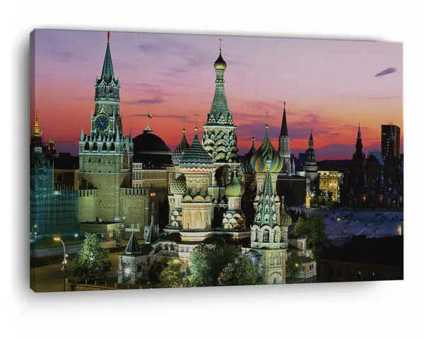 Multicolor_St._Basil'S_Cathedral,_Wooden_Framed_Canvas_Paintings_|_For_Home_Decor_|_Bedroom,_Living_Room,Wall_Decoration_|_Wall_Art_Painting,_Ct0329,_Size_16_X_24_In