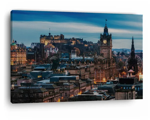 Multicolor_Edinburgh,_Wooden_Framed_Canvas_Paintings_|_For_Home_Decor_|_Bedroom,_Living_Room,Wall_Decoration_|_Wall_Art_Painting,_Ct0332,_Size_16_X_24_In