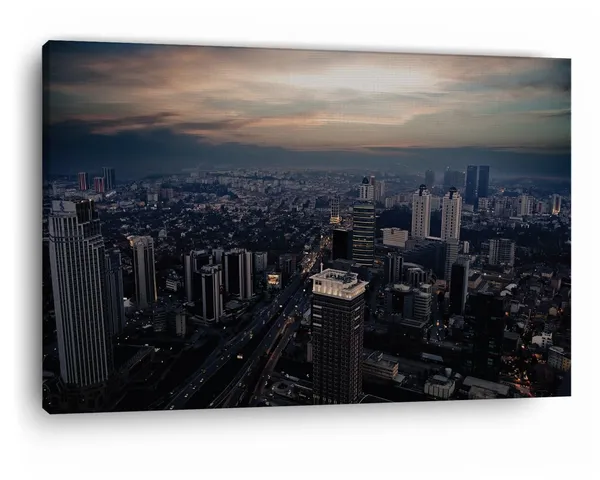 Multicolor_Istanbul,_Turkey,_Wooden_Framed_Canvas_Paintings_|_For_Home_Decor_|_Bedroom,_Living_Room,Wall_Decoration_|_Wall_Art_Painting,_Ct0333,_Size_16_X_24_In