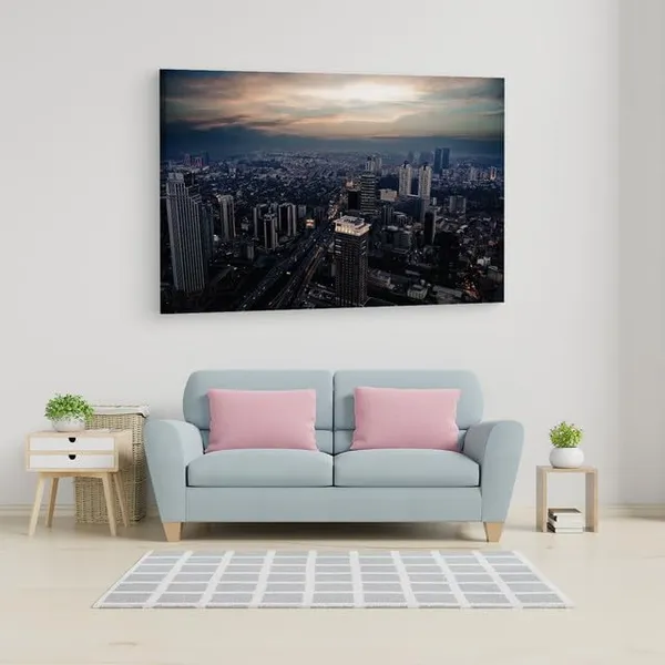 Multicolor_Istanbul,_Turkey,_Wooden_Framed_Canvas_Paintings_|_For_Home_Decor_|_Bedroom,_Living_Room,Wall_Decoration_|_Wall_Art_Painting,_Ct0333,_Size_16_X_24_In