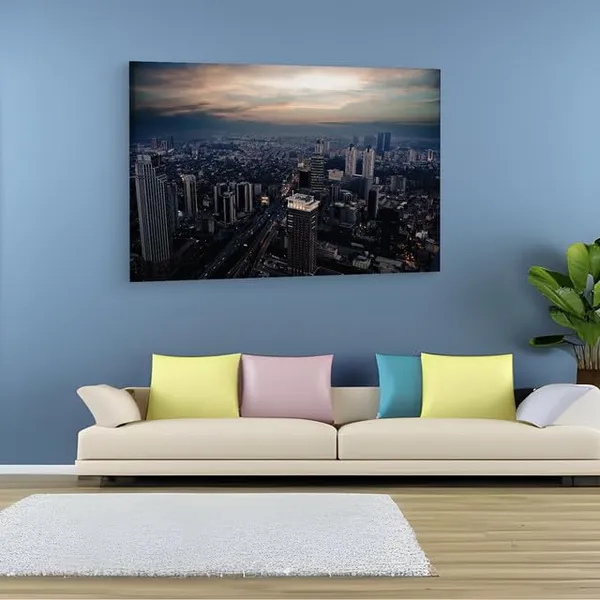 Multicolor_Istanbul,_Turkey,_Wooden_Framed_Canvas_Paintings_|_For_Home_Decor_|_Bedroom,_Living_Room,Wall_Decoration_|_Wall_Art_Painting,_Ct0333,_Size_16_X_24_In