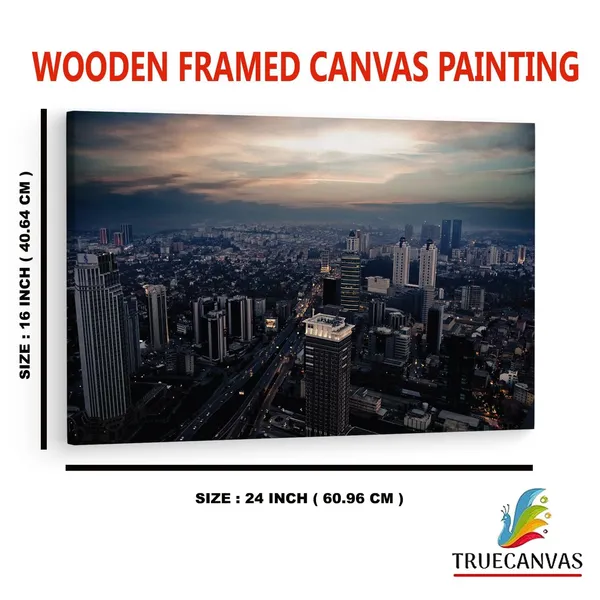 Multicolor_Istanbul,_Turkey,_Wooden_Framed_Canvas_Paintings_|_For_Home_Decor_|_Bedroom,_Living_Room,Wall_Decoration_|_Wall_Art_Painting,_Ct0333,_Size_16_X_24_In