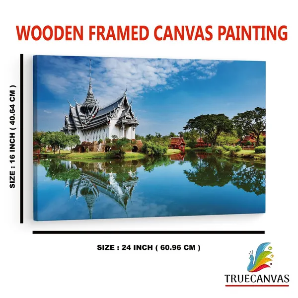 Multicolor_Summer_Temple,_Wooden_Framed_Canvas_Paintings_|_For_Home_Decor_|_Bedroom,_Living_Room,Wall_Decoration_|_Wall_Art_Painting,_Ct0338,_Size_16_X_24_In