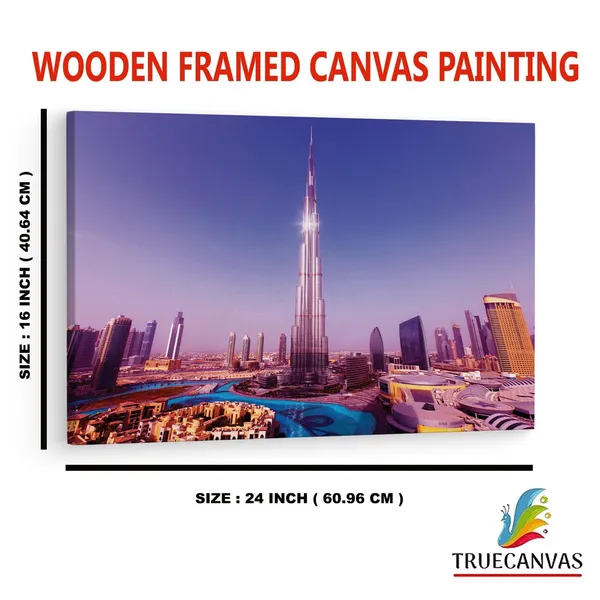 Multicolor_Burj_Khalifa,_Wooden_Framed_Canvas_Paintings_|_For_Home_Decor_|_Bedroom,_Living_Room,Wall_Decoration_|_Wall_Art_Painting,_Ct0341,_Size_16_X_24_In
