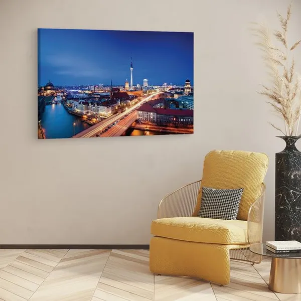 Multicolor_Alexanderplatz,_Wooden_Framed_Canvas_Paintings_|_For_Home_Decor_|_Bedroom,_Living_Room,Wall_Decoration_|_Wall_Art_Painting,_Ct0343,_Size_16_X_24_In