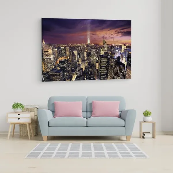 Multicolor_Night_Manhattan_4K,_Wooden_Framed_Canvas_Paintings_|_For_Home_Decor_|_Bedroom,_Living_Room,Wall_Decoration_|_Wall_Art_Painting,_Ct0344,_Size_16_X_24_In