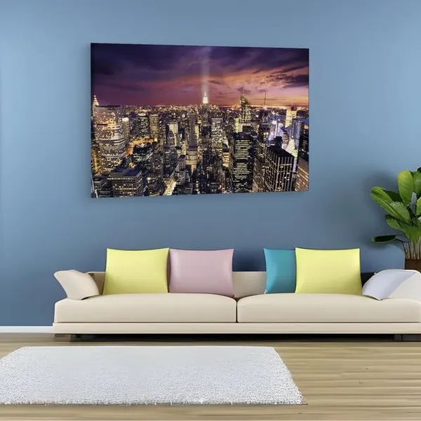 Multicolor_Night_Manhattan_4K,_Wooden_Framed_Canvas_Paintings_|_For_Home_Decor_|_Bedroom,_Living_Room,Wall_Decoration_|_Wall_Art_Painting,_Ct0344,_Size_16_X_24_In