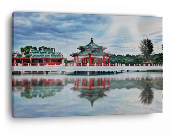 Multicolor_Kusu_Island,_Wooden_Framed_Canvas_Paintings_|_For_Home_Decor_|_Bedroom,_Living_Room,Wall_Decoration_|_Wall_Art_Painting,_Ct0348,_Size_16_X_24_In