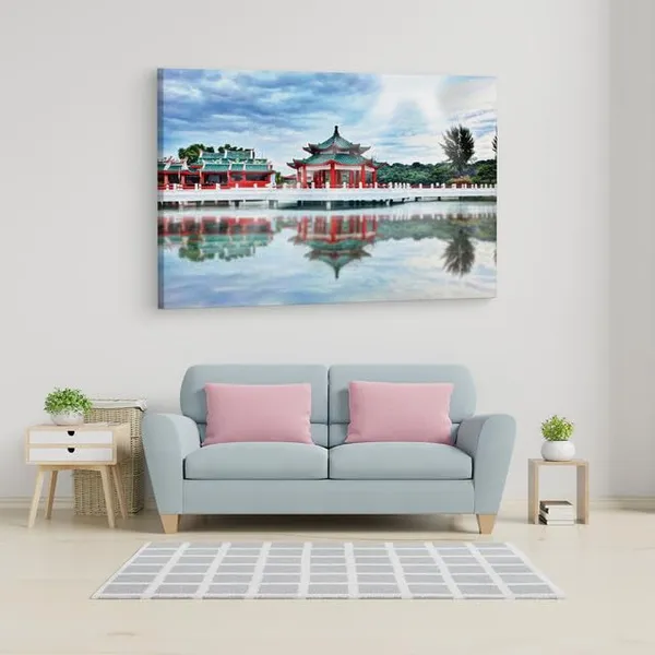 Multicolor_Kusu_Island,_Wooden_Framed_Canvas_Paintings_|_For_Home_Decor_|_Bedroom,_Living_Room,Wall_Decoration_|_Wall_Art_Painting,_Ct0348,_Size_16_X_24_In