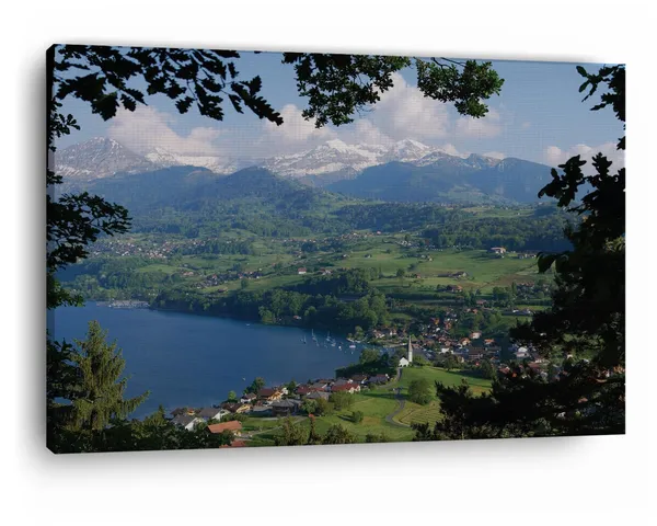 Multicolor_Switzerland,_Bern,_Town,_Village,_Wooden_Framed_Canvas_Paintings_|_For_Home_Decor_|_Bedroom,_Living_Room,Wall_Decoration_|_Wall_Art_Painting,_Ct0352,_Size_16_X_24_In
