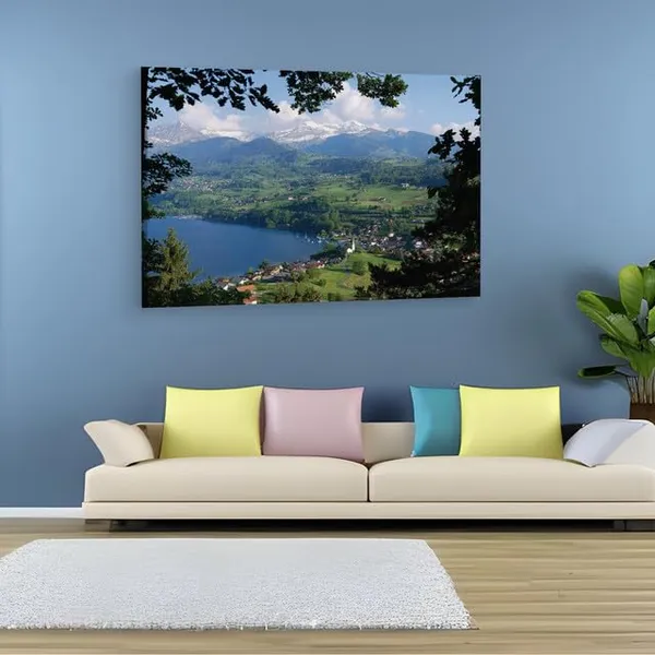 Multicolor_Switzerland,_Bern,_Town,_Village,_Wooden_Framed_Canvas_Paintings_|_For_Home_Decor_|_Bedroom,_Living_Room,Wall_Decoration_|_Wall_Art_Painting,_Ct0352,_Size_16_X_24_In