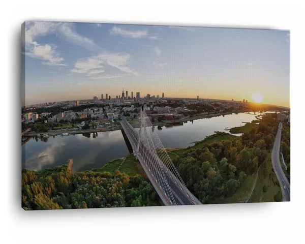 Multicolor_?Wi?Tokrzyski_Bridge,_Wooden_Framed_Canvas_Paintings_|_For_Home_Decor_|_Bedroom,_Living_Room,Wall_Decoration_|_Wall_Art_Painting,_Ct0362,_Size_16_X_24_In