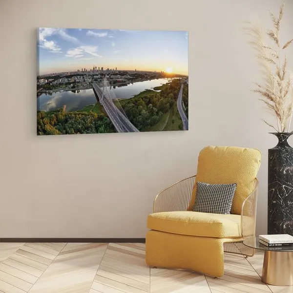 Multicolor_?Wi?Tokrzyski_Bridge,_Wooden_Framed_Canvas_Paintings_|_For_Home_Decor_|_Bedroom,_Living_Room,Wall_Decoration_|_Wall_Art_Painting,_Ct0362,_Size_16_X_24_In