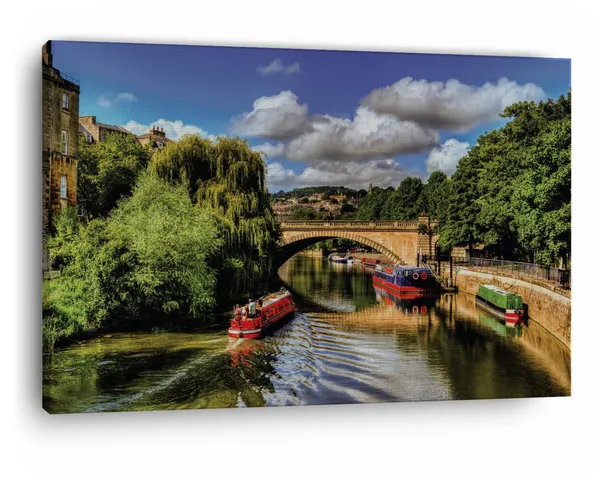 Multicolor_River_Avon,_Wooden_Framed_Canvas_Paintings_|_For_Home_Decor_|_Bedroom,_Living_Room,Wall_Decoration_|_Wall_Art_Painting,_Ct0369,_Size_16_X_24_In