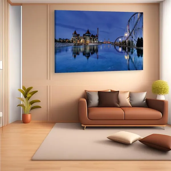 Multicolor_Magicland,_Wooden_Framed_Canvas_Paintings_|_For_Home_Decor_|_Bedroom,_Living_Room,Wall_Decoration_|_Wall_Art_Painting,_Ct0374,_Size_16_X_24_In