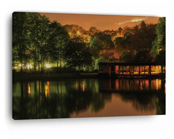 Multicolor_Bayou_Landscape,_Wooden_Framed_Canvas_Paintings_|_For_Home_Decor_|_Bedroom,_Living_Room,Wall_Decoration_|_Wall_Art_Painting,_Ct0378,_Size_16_X_24_In