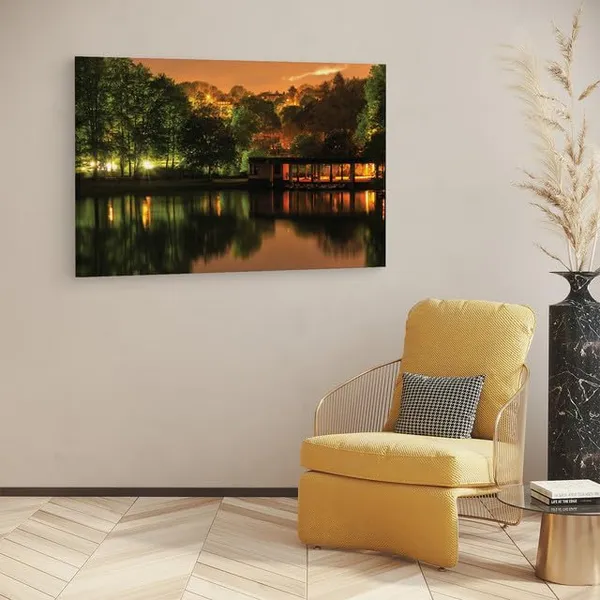 Multicolor_Bayou_Landscape,_Wooden_Framed_Canvas_Paintings_|_For_Home_Decor_|_Bedroom,_Living_Room,Wall_Decoration_|_Wall_Art_Painting,_Ct0378,_Size_16_X_24_In