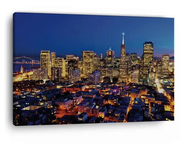 Multicolor_Megalopolis_Cali|_Fornia,_Wooden_Framed_Canvas_Paintings_|_For_Home_Decor_|_Bedroom,_Living_Room,Wall_Decoration_|_Wall_Art_Painting,_Ct0383,_Size_16_X_24_In