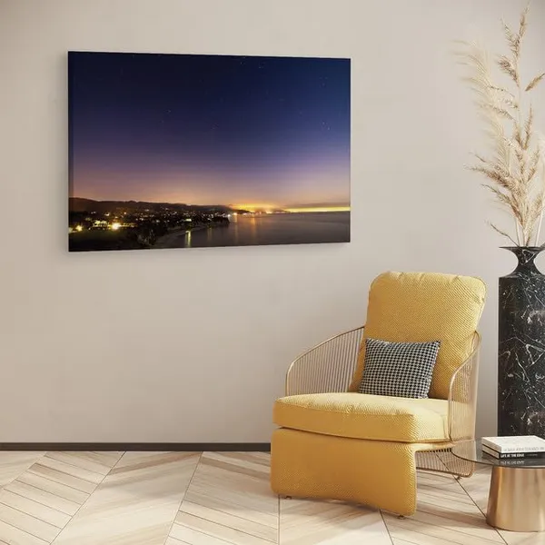 Multicolor_Los_Angeles_Night_Star,_Wooden_Framed_Canvas_Paintings_|_For_Home_Decor_|_Bedroom,_Living_Room,Wall_Decoration_|_Wall_Art_Painting,_Ct0384,_Size_16_X_24_In