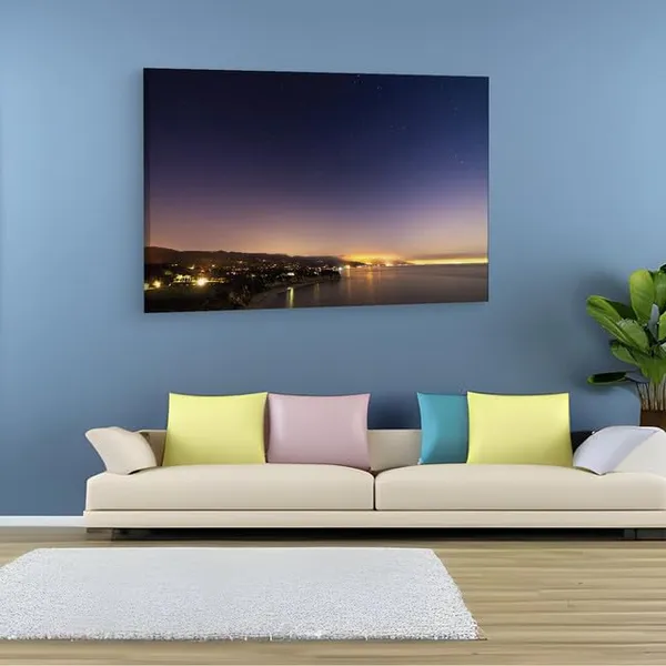 Multicolor_Los_Angeles_Night_Star,_Wooden_Framed_Canvas_Paintings_|_For_Home_Decor_|_Bedroom,_Living_Room,Wall_Decoration_|_Wall_Art_Painting,_Ct0384,_Size_16_X_24_In