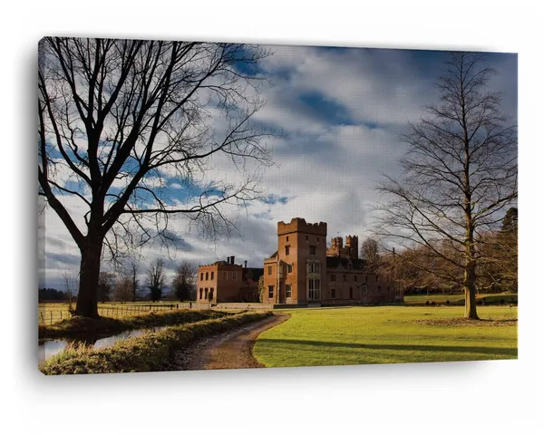 Multicolor_Oxburgh_Hall,_Norfolk,_Wooden_Framed_Canvas_Paintings_|_For_Home_Decor_|_Bedroom,_Living_Room,Wall_Decoration_|_Wall_Art_Painting,_Ct0385,_Size_16_X_24_In