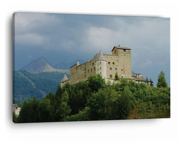 Multicolor_Schloss_Naudersberg,_Wooden_Framed_Canvas_Paintings_|_For_Home_Decor_|_Bedroom,_Living_Room,Wall_Decoration_|_Wall_Art_Painting,_Ct0386,_Size_16_X_24_In