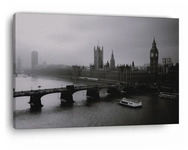 Multicolor_Palace_Of_Westminster,_Wooden_Framed_Canvas_Paintings_|_For_Home_Decor_|_Bedroom,_Living_Room,Wall_Decoration_|_Wall_Art_Painting,_Ct0398,_Size_16_X_24_In