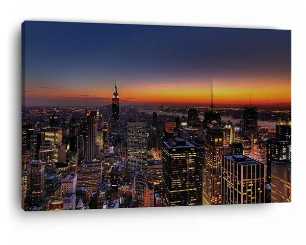 Multicolor_New_York_Skyline,_Wooden_Framed_Canvas_Paintings_|_For_Home_Decor_|_Bedroom,_Living_Room,Wall_Decoration_|_Wall_Art_Painting,_Ct0406,_Size_16_X_24_In