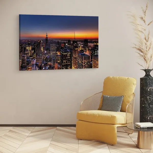 Multicolor_New_York_Skyline,_Wooden_Framed_Canvas_Paintings_|_For_Home_Decor_|_Bedroom,_Living_Room,Wall_Decoration_|_Wall_Art_Painting,_Ct0406,_Size_16_X_24_In