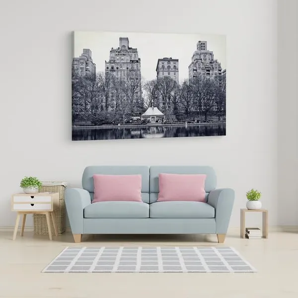Multicolor_Central_Park,_Wooden_Framed_Canvas_Paintings_|_For_Home_Decor_|_Bedroom,_Living_Room,Wall_Decoration_|_Wall_Art_Painting,_Ct0407,_Size_16_X_24_In