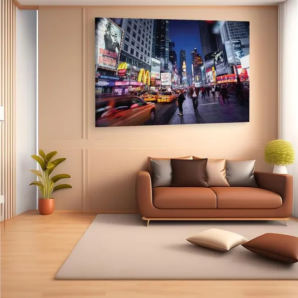 Multicolor_New_York_Metropolis,_Wooden_Framed_Canvas_Paintings_|_For_Home_Decor_|_Bedroom,_Living_Room,Wall_Decoration_|_Wall_Art_Painting,_Ct0412,_Size_16_X_24_In
