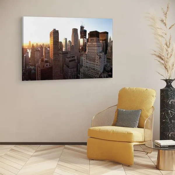Multicolor_New_York,_Sunset,_Wooden_Framed_Canvas_Paintings_|_For_Home_Decor_|_Bedroom,_Living_Room,Wall_Decoration_|_Wall_Art_Painting,_Ct0413,_Size_16_X_24_In