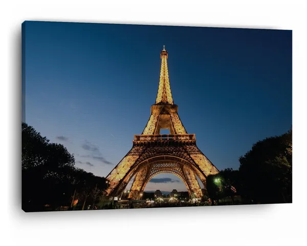 Multicolor_Eiffel_Tower,_Wooden_Framed_Canvas_Paintings_|_For_Home_Decor_|_Bedroom,_Living_Room,Wall_Decoration_|_Wall_Art_Painting,_Ct0417,_Size_16_X_24_In