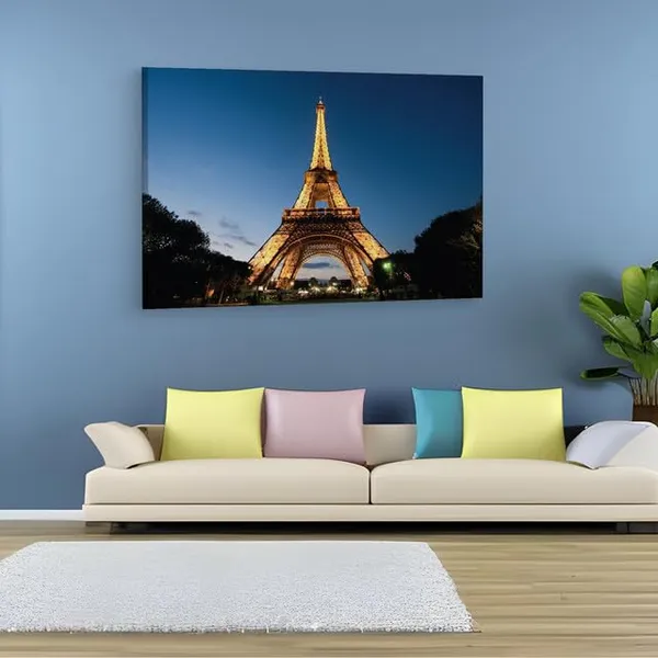 Multicolor_Eiffel_Tower,_Wooden_Framed_Canvas_Paintings_|_For_Home_Decor_|_Bedroom,_Living_Room,Wall_Decoration_|_Wall_Art_Painting,_Ct0417,_Size_16_X_24_In