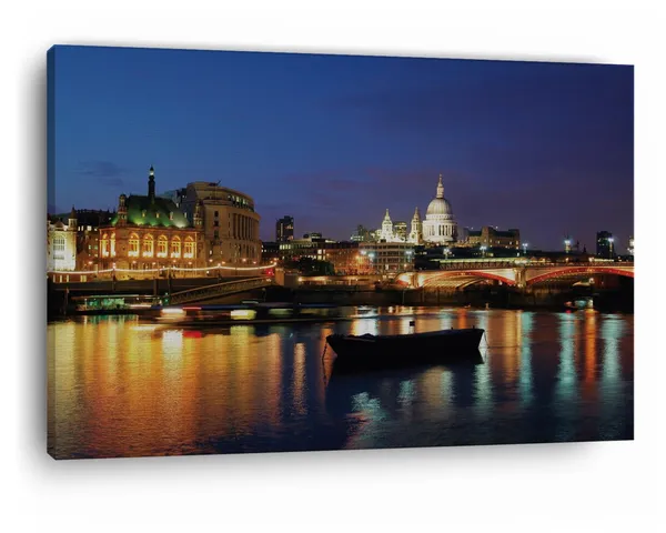 Multicolor_London,_England,_Wooden_Framed_Canvas_Paintings_|_For_Home_Decor_|_Bedroom,_Living_Room,Wall_Decoration_|_Wall_Art_Painting,_Ct0418,_Size_16_X_24_In