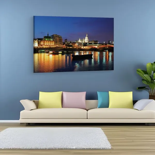 Multicolor_London,_England,_Wooden_Framed_Canvas_Paintings_|_For_Home_Decor_|_Bedroom,_Living_Room,Wall_Decoration_|_Wall_Art_Painting,_Ct0418,_Size_16_X_24_In