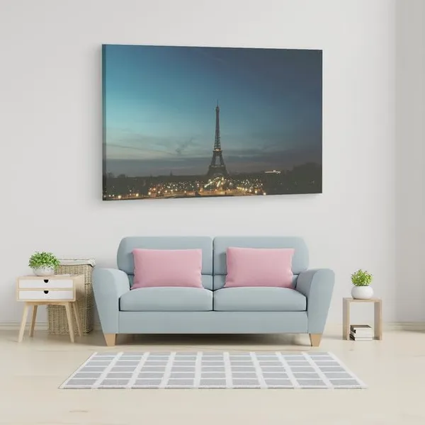Multicolor_Eiffel_Tower,_Wooden_Framed_Canvas_Paintings_|_For_Home_Decor_|_Bedroom,_Living_Room,Wall_Decoration_|_Wall_Art_Painting,_Ct0426,_Size_16_X_24_In