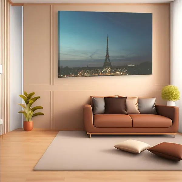 Multicolor_Eiffel_Tower,_Wooden_Framed_Canvas_Paintings_|_For_Home_Decor_|_Bedroom,_Living_Room,Wall_Decoration_|_Wall_Art_Painting,_Ct0426,_Size_16_X_24_In