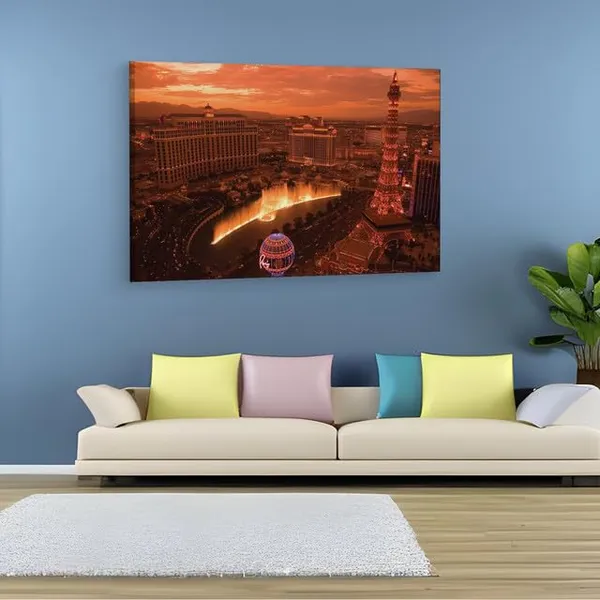 Multicolor_Bellagio_Hotel_&_Casino,_Wooden_Framed_Canvas_Paintings_|_For_Home_Decor_|_Bedroom,_Living_Room,Wall_Decoration_|_Wall_Art_Painting,_Ct0427,_Size_16_X_24_In