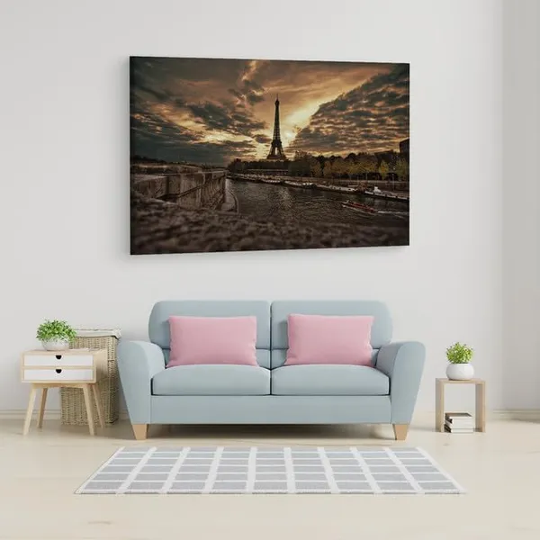 Multicolor_Eiffel_Tower,_Wooden_Framed_Canvas_Paintings_|_For_Home_Decor_|_Bedroom,_Living_Room,Wall_Decoration_|_Wall_Art_Painting,_Ct0432,_Size_16_X_24_In