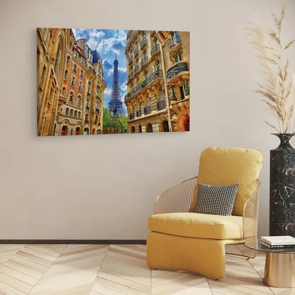 Multicolor_Eiffel_Tower,_Wooden_Framed_Canvas_Paintings_|_For_Home_Decor_|_Bedroom,_Living_Room,Wall_Decoration_|_Wall_Art_Painting,_Ct0434,_Size_16_X_24_In