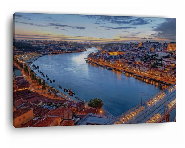 Multicolor_Lu?S_I_Bridge,_Wooden_Framed_Canvas_Paintings_|_For_Home_Decor_|_Bedroom,_Living_Room,Wall_Decoration_|_Wall_Art_Painting,_Ct0437,_Size_16_X_24_In