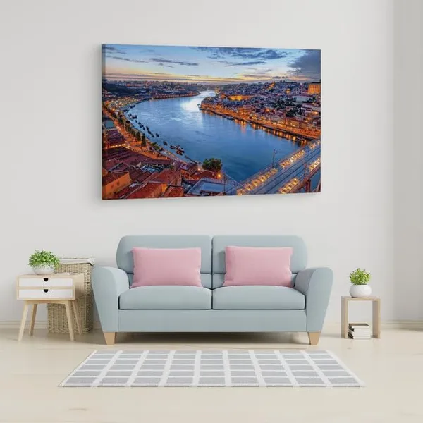 Multicolor_Lu?S_I_Bridge,_Wooden_Framed_Canvas_Paintings_|_For_Home_Decor_|_Bedroom,_Living_Room,Wall_Decoration_|_Wall_Art_Painting,_Ct0437,_Size_16_X_24_In