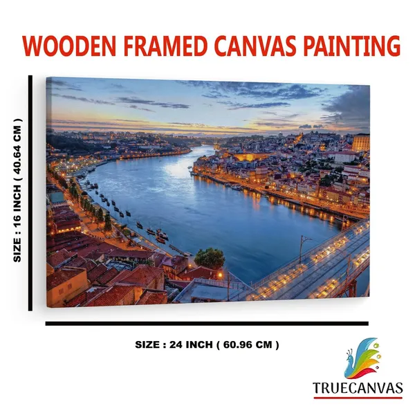 Multicolor_Lu?S_I_Bridge,_Wooden_Framed_Canvas_Paintings_|_For_Home_Decor_|_Bedroom,_Living_Room,Wall_Decoration_|_Wall_Art_Painting,_Ct0437,_Size_16_X_24_In