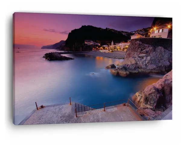 Multicolor_Ponta_Do_Sol,_Wooden_Framed_Canvas_Paintings_|_For_Home_Decor_|_Bedroom,_Living_Room,Wall_Decoration_|_Wall_Art_Painting,_Ct0438,_Size_16_X_24_In