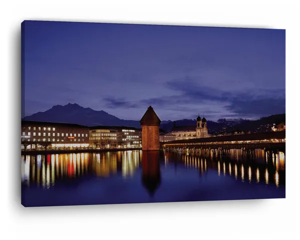 Multicolor_Chapel_Bridge,_Wooden_Framed_Canvas_Paintings_|_For_Home_Decor_|_Bedroom,_Living_Room,Wall_Decoration_|_Wall_Art_Painting,_Ct0442,_Size_16_X_24_In